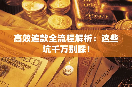 武汉高效追款全流程解析：这些坑千万别踩！