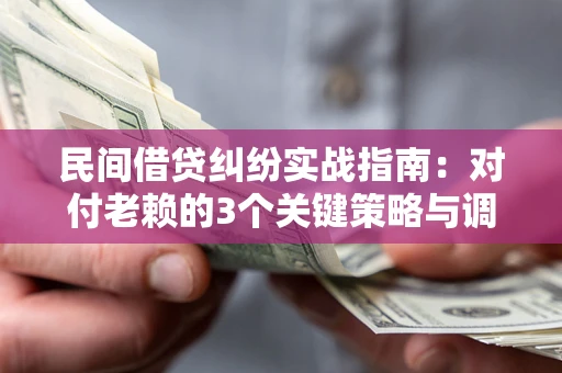 武汉民间借贷纠纷实战指南：对付老赖的3个关键策略与调解盲区解析