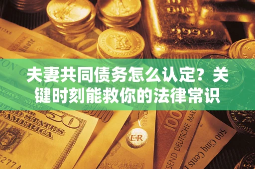 武汉夫妻共同债务怎么认定？关键时刻能救你的法律常识